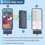 Microfono lavalier wireless 3 in 1 2,4 GHz MW16