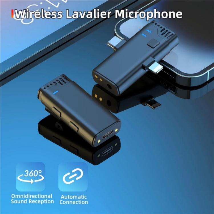 Microfono lavalier wireless 3 in 1 2,4 GHz MW16