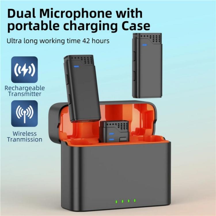 Microfono lavalier wireless 3 in 1 2,4 GHz MW16