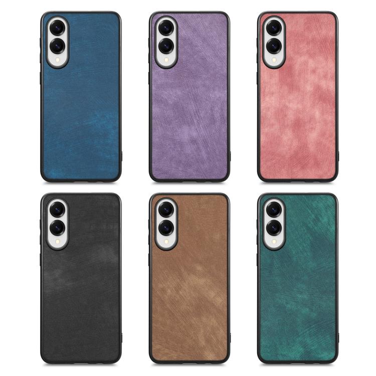 Cover posteriore per telefono in pelle vintage per PC., For Samsung Galaxy A36 5G