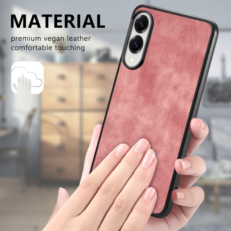 Cover posteriore per telefono in pelle vintage per PC., For Samsung Galaxy A36 5G