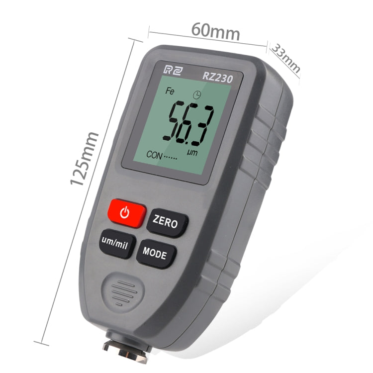 Misuratore spessore pellicola digitale 0-1300μm RZ230