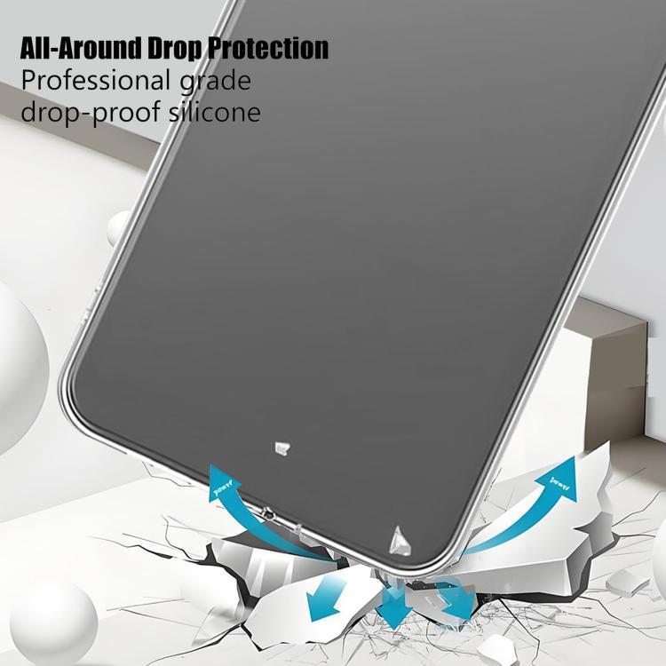Custodia per telefono Kalebol in TPU trasparente con angoli arrotondati e spessore di 1,5 mm., For Galaxy S26 FE 5G, For Galaxy S26+ 5G, For Galaxy S26 Edge 5G, For Galaxy S26 Ultra 5G, For Galaxy S26 5G, For Galaxy S25 Edge 5G