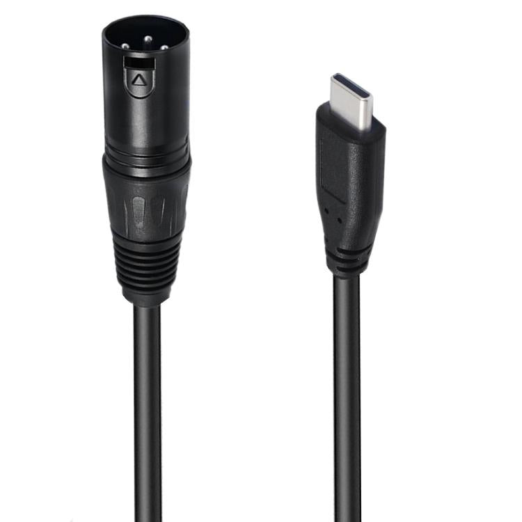 Adattatore audio Type-C maschio a XLR femmina e maschio 1m