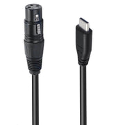 Adattatore audio Type-C maschio a XLR femmina e maschio 1m