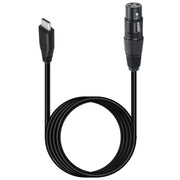 Adattatore audio Type-C maschio a XLR femmina e maschio 1m