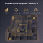 WAVLINK WN530HG4 Home Gigabit Ethernet MU-MIMO Router AC1200 Dual Band Router, US Plug, UK Plug, EU Plug, AU Plug