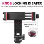 Morsetto rotante per smartphone 53-100 mm