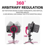 Morsetto rotante per smartphone compatibile 53-100 mm