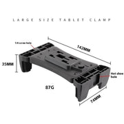 Morsetto universale per tablet e smartphone fino a 23 cm
