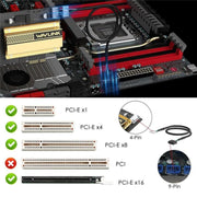 Adattatore di rete WiFi Pcie WiFi 6E WAVLINK WN675X3-C, tripla banda, AX210 AX5400, WN675X3-C