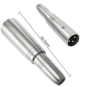 Adattatore audio XLR maschio a 6.35mm femmina