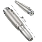 Adattatore audio JUNSUNMAY da XLR femmina a 6,35 mm femmina, XLR Female to 6.35mm Female