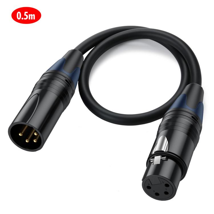 Cavo adattatore audio per cuffie JUNSUNMAY da XLR maschio a femmina a 4 pin., 0.5m, 1.8m, 3m, 5m, 10m