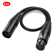 Cavo adattatore audio XLR 4 pin maschio-femmina JUNSUNMAY