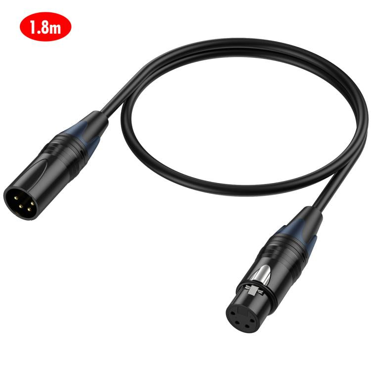 Cavo adattatore audio per cuffie JUNSUNMAY da XLR maschio a femmina a 4 pin., 0.5m, 1.8m, 3m, 5m, 10m