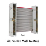 JUNSUNMAY 40 Pin IDE Male to Male HD Extension Cable, M to M