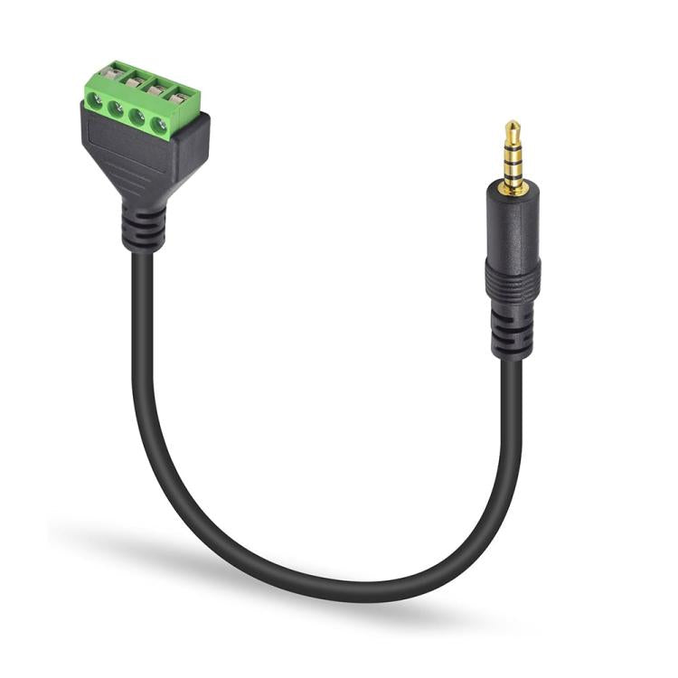 Cavo audio 3,5mm maschio a terminale 4 pin 30cm