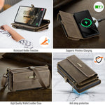 Custodia in pelle con blocco RFID per Samsung Galaxy S22 Ultra 5G SYA002898712B B5687