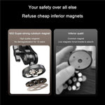 Supporto magnetico regolabile 360° per smartphone 4,7-7 pollici