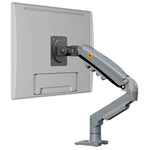 Braccio per monitor regolabile in altezza NORTH BAYOU F80, compatibile con schermi da 17-30 pollici e supporti da scrivania.