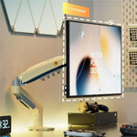 Braccio per monitor regolabile in altezza NORTH BAYOU F80, compatibile con schermi da 17-30 pollici e supporti da scrivania.