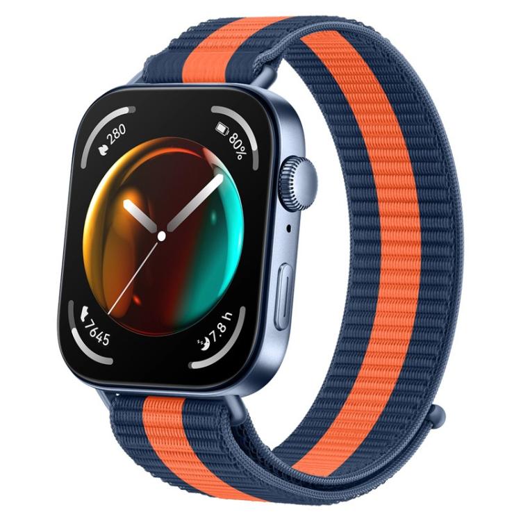 Cinturino per orologio in nylon con chiusura a strappo in velcro., For Huawei Watch Fit 5 / Fit 5 Pro / Fit 4