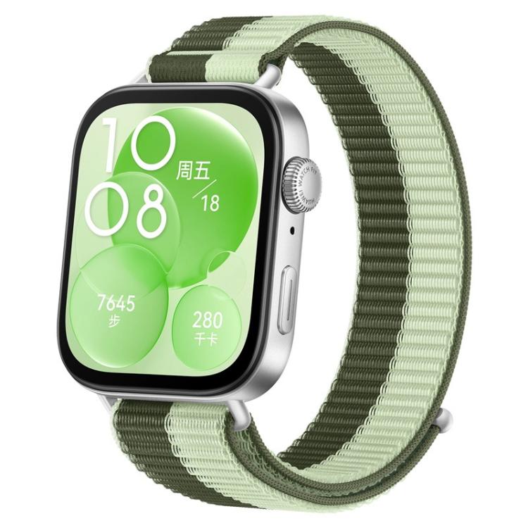 Cinturino per orologio in nylon con chiusura a strappo in velcro., For Huawei Watch Fit 5 / Fit 5 Pro / Fit 4