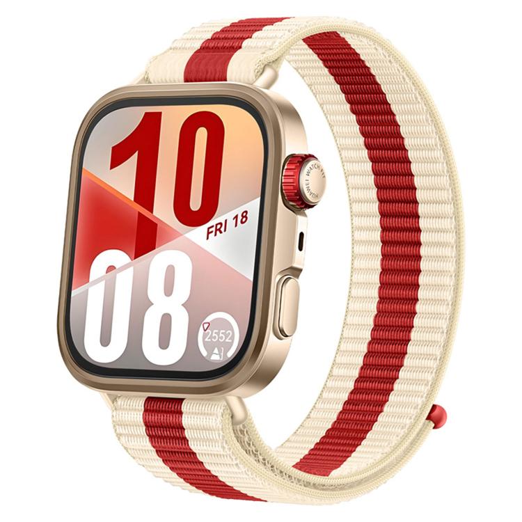 Cinturino per orologio in nylon con chiusura a strappo in velcro., For Huawei Watch Fit 5 / Fit 5 Pro / Fit 4