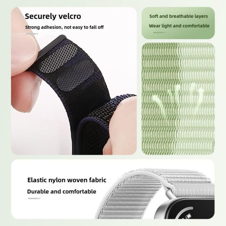 Cinturino per orologio in nylon con chiusura a strappo in velcro., For Huawei Watch Fit 5 / Fit 5 Pro / Fit 4