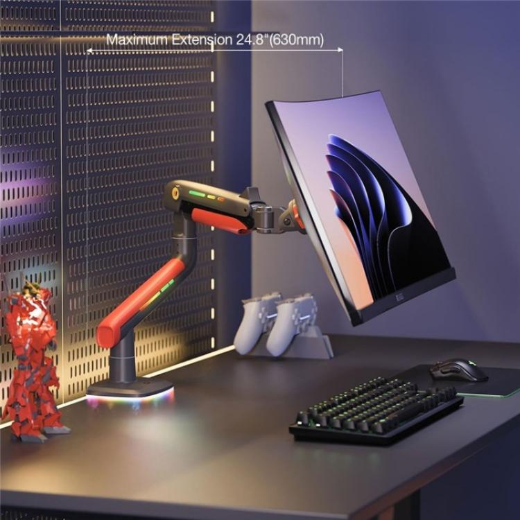 Supporto monitor curvo ultrawide 32-60 pollici con RGB L50