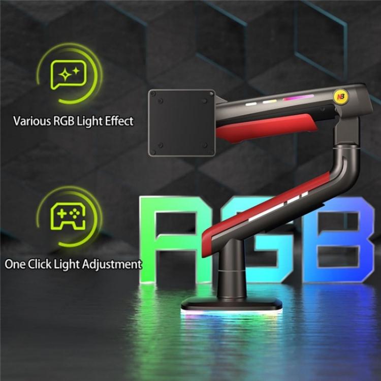 Supporto monitor curvo ultrawide 32-60 pollici con RGB L50
