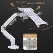 NORTH BAYOU F80-FP For 17-30 Inch Laptop Height Adjustable Desktop Mount Bracket, F80-FP