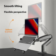 NORTH BAYOU F80-FP For 17-30 Inch Laptop Height Adjustable Desktop Mount Bracket, F80-FP