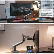 Supporto per monitor curvo ultrawide piatto NORTH BAYOU A5, braccio per monitor da gioco con attacco VESA., A5