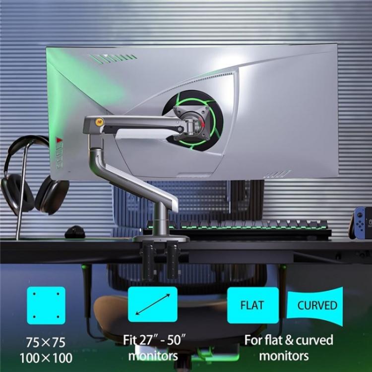 Braccio supporto monitor curvo ultrawide NORTH BAYOU A5
