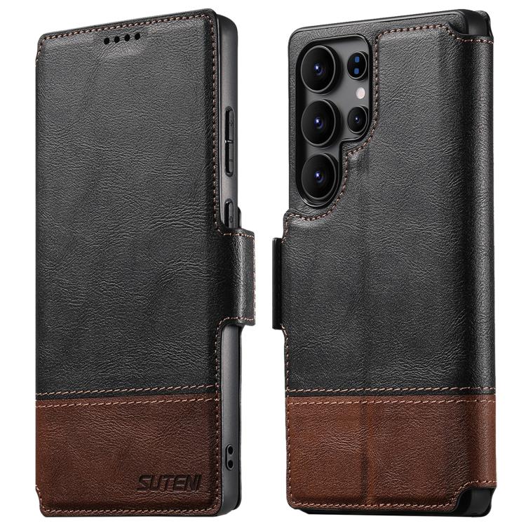 Custodia per telefono Suteni Q06 2 in 1 multifunzione con portafoglio rimovibile e MagSafe, For Samsung Galaxy S26 Ultra 5G, For Samsung Galaxy S25 Ultra 5G, For Samsung Galaxy S24 Ultra 5G, For Samsung Galaxy S23 Ultra 5G, For Samsung Galaxy S22 Ultra 5G