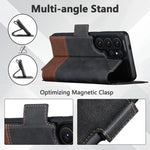Custodia per telefono Suteni Q06 2 in 1 multifunzione con portafoglio rimovibile e MagSafe, For Samsung Galaxy S26 Ultra 5G, For Samsung Galaxy S25 Ultra 5G, For Samsung Galaxy S24 Ultra 5G, For Samsung Galaxy S23 Ultra 5G, For Samsung Galaxy S22 Ultra 5G