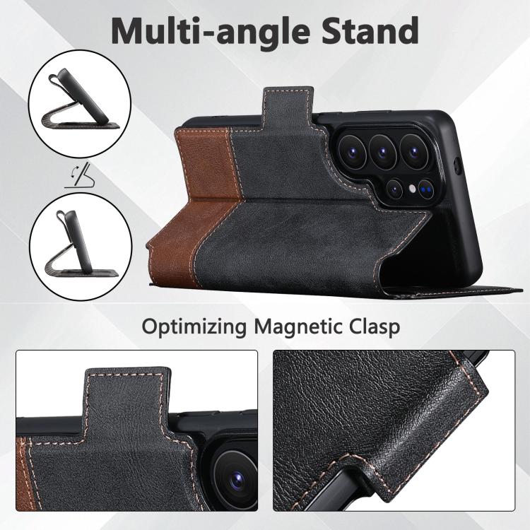 Custodia per telefono Suteni Q06 2 in 1 multifunzione con portafoglio rimovibile e MagSafe, For Samsung Galaxy S26 Ultra 5G, For Samsung Galaxy S25 Ultra 5G, For Samsung Galaxy S24 Ultra 5G, For Samsung Galaxy S23 Ultra 5G, For Samsung Galaxy S22 Ultra 5G