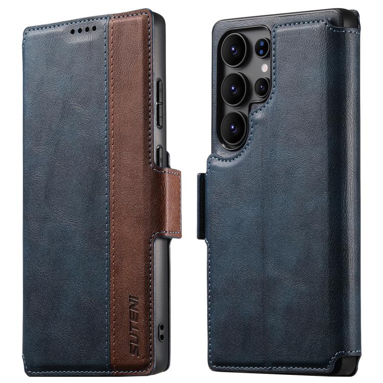 Custodia per telefono Suteni Q07 2 in 1 multifunzione con portafoglio rimovibile e MagSafe, For Samsung Galaxy S26 Ultra 5G, For Samsung Galaxy S25 Ultra 5G, For Samsung Galaxy S24 Ultra 5G, For Samsung Galaxy S23 Ultra 5G, For Samsung Galaxy S22 Ultra 5G
