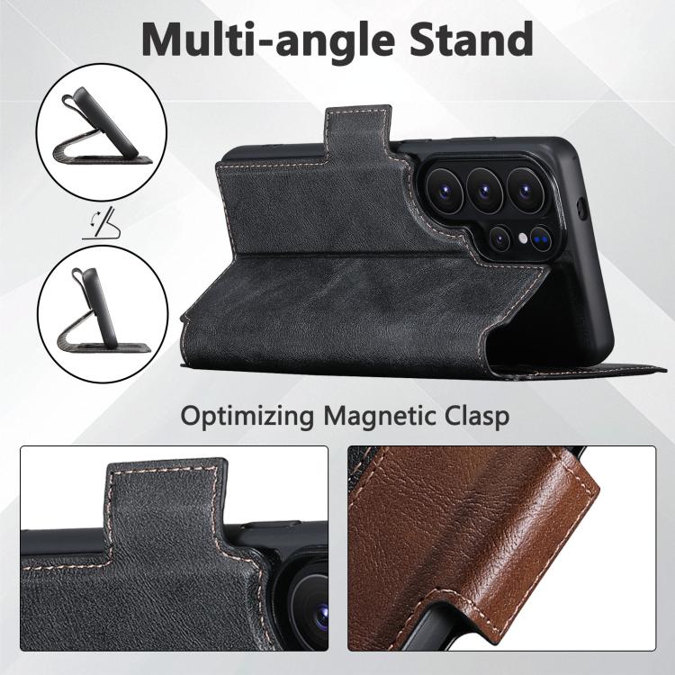 Custodia per telefono Suteni Q07 2 in 1 multifunzione con portafoglio rimovibile e MagSafe, For Samsung Galaxy S26 Ultra 5G, For Samsung Galaxy S25 Ultra 5G, For Samsung Galaxy S24 Ultra 5G, For Samsung Galaxy S23 Ultra 5G, For Samsung Galaxy S22 Ultra 5G