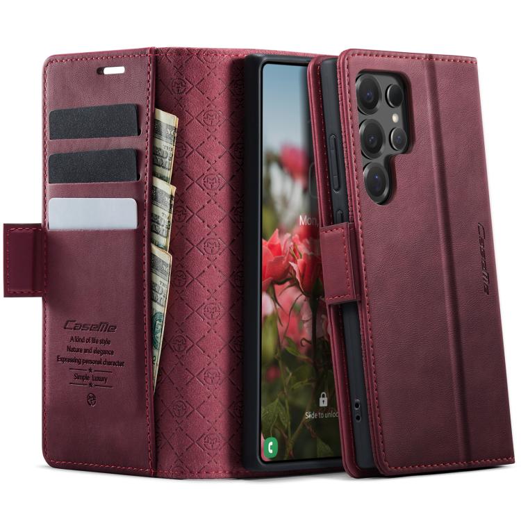 Custodia per telefono CaseMe 033 con fodera in pelle di vitello, inserti in microfibra e protezione RFID., For Samsung Galaxy A56 5G, For Samsung Galaxy A26, For Samsung Galaxy A36 5G, For Samsung Galaxy S25 Ultra 5G