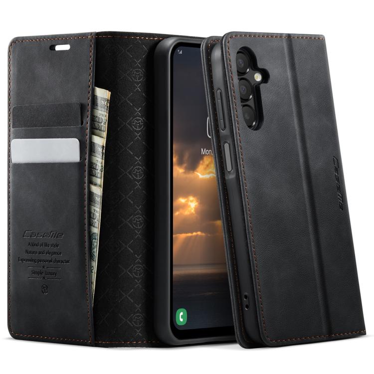 Custodia per telefono CaseMe 033 con fodera in pelle di vitello, inserti in microfibra e protezione RFID., For Samsung Galaxy A16 5G, For Samsung Galaxy A55, For Samsung Galaxy A35 5G, For Samsung Galaxy S24 Ultra 5G