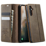 Custodia per telefono CaseMe 033 con fodera in pelle di vitello, inserti in microfibra e protezione RFID., For Samsung Galaxy A16 5G, For Samsung Galaxy A55, For Samsung Galaxy A35 5G, For Samsung Galaxy S24 Ultra 5G
