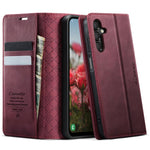 Custodia per telefono CaseMe 033 con fodera in pelle di vitello, inserti in microfibra e protezione RFID., For Samsung Galaxy A16 5G, For Samsung Galaxy A55, For Samsung Galaxy A35 5G, For Samsung Galaxy S24 Ultra 5G