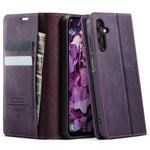 Custodia per telefono CaseMe 033 con fodera in pelle di vitello, inserti in microfibra e protezione RFID., For Samsung Galaxy A16 5G, For Samsung Galaxy A55, For Samsung Galaxy A35 5G, For Samsung Galaxy S24 Ultra 5G