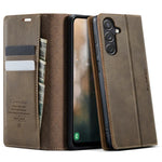 Custodia per telefono CaseMe 033 con fodera in pelle di vitello, inserti in microfibra e protezione RFID., For Samsung Galaxy A15, For Samsung Galaxy A25, For Samsung Galaxy S23 FE 5G, For Samsung Galaxy A24 4G