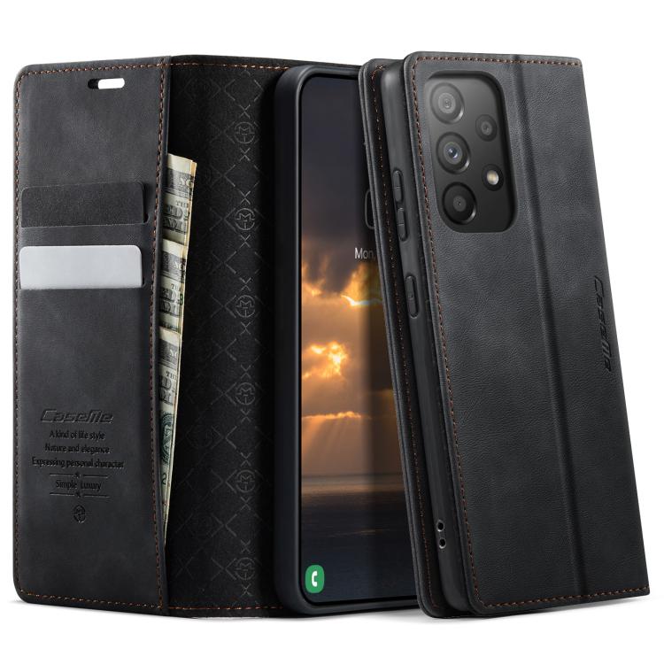 Custodia per telefono CaseMe 033 con fodera in pelle di vitello, inserti in microfibra e protezione RFID., For Samsung Galaxy A53, For Samsung Galaxy A33 5G, For Samsung Galaxy S22 Ultra 5G, For Samsung Galaxy S22+ 5G
