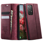 Custodia per telefono CaseMe 033 con fodera in pelle di vitello, inserti in microfibra e protezione RFID., For Samsung Galaxy A53, For Samsung Galaxy A33 5G, For Samsung Galaxy S22 Ultra 5G, For Samsung Galaxy S22+ 5G