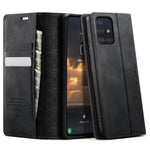 Custodia per telefono CaseMe 033 con fodera in pelle di vitello, inserti in microfibra e protezione RFID., For Samsung Galaxy S20+, For Samsung Galaxy A51, For Samsung Galaxy Note10+, For Samsung Galaxy S10+